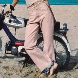 NWT ZARA MID RISE BOOT-CUT BOHO JEAN 4